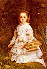 John Everett Millais Canvas Paintings - Portrait Of Gracia Lees